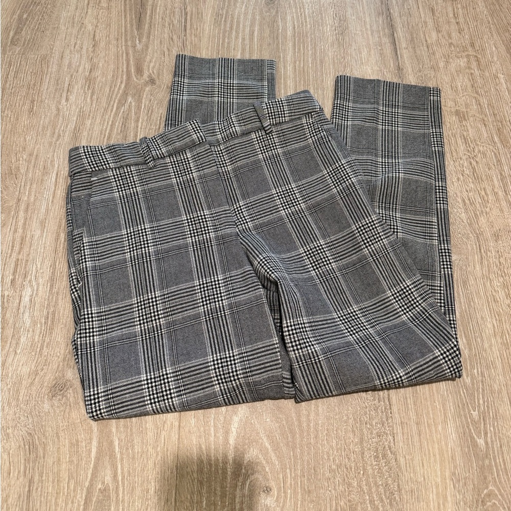 H&M Black and White Checkered Women's Dress Pants